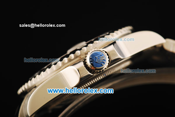 Rolex GMT-Master II Automatic Movement Full Steel with Black Dial and Black Bezel - Click Image to Close